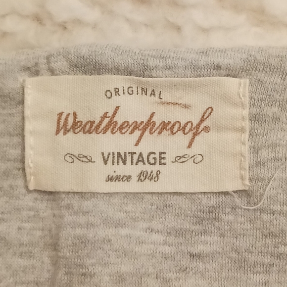 Weatherproof Vintage Cozy Fleece Teddy Jacket Cream and Blue Size S/CH New - Picture 5 of 9